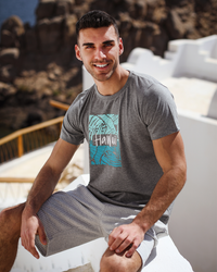 Hawaii بيجاما رجالي شورت جاكار