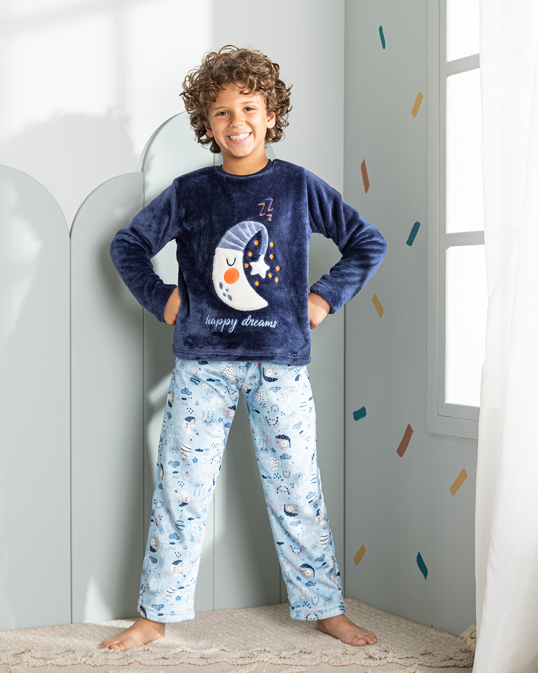 Happy Dreams بيجاما بولار اولادي