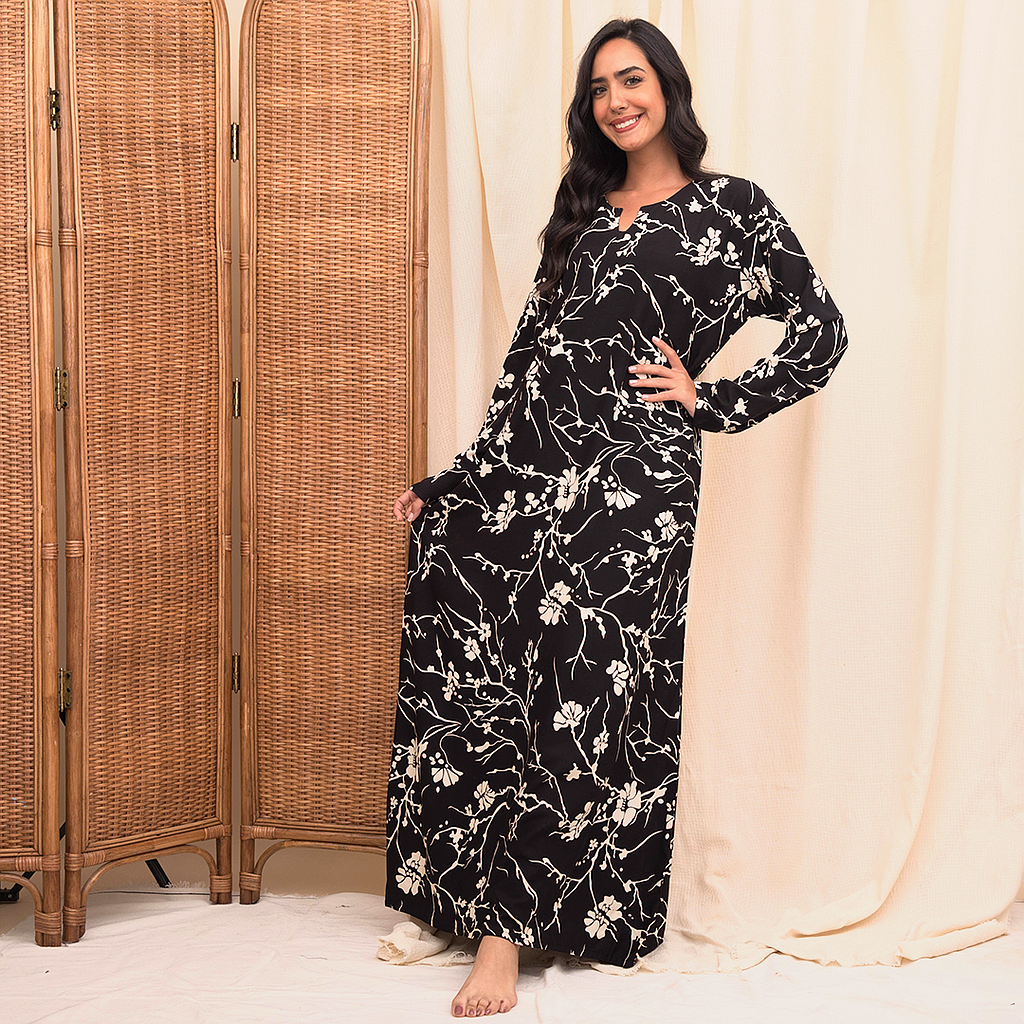 Viscose shirt with floral sleeves29 