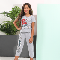 ToM&Jerry Pajamas, half sleeves, with a jersey