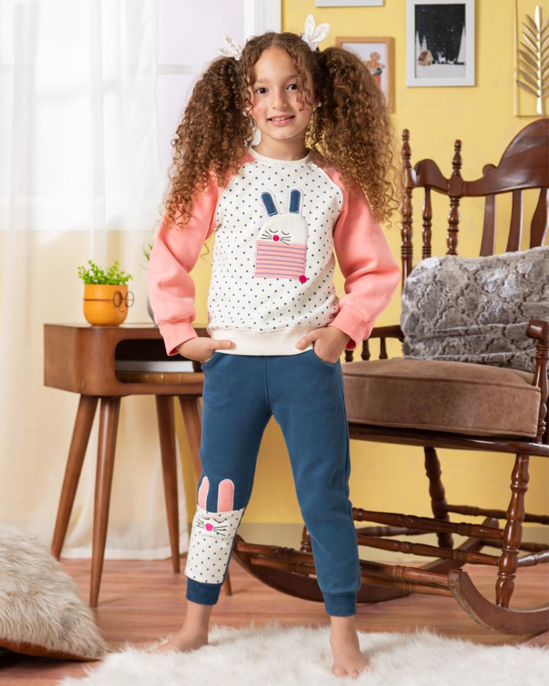 rabbit بيجامه بناتي