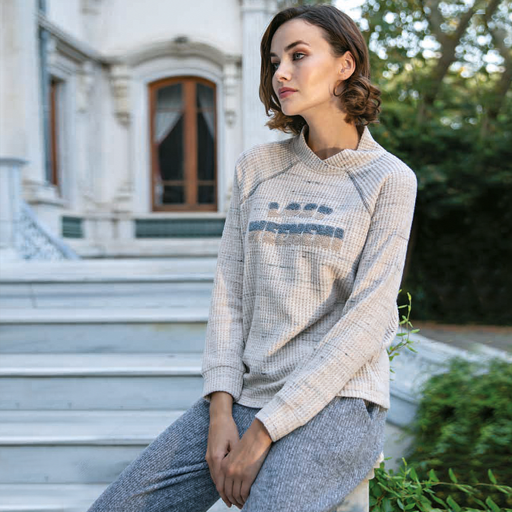 LOST WEEKENI Women's Knitted Pajamas 