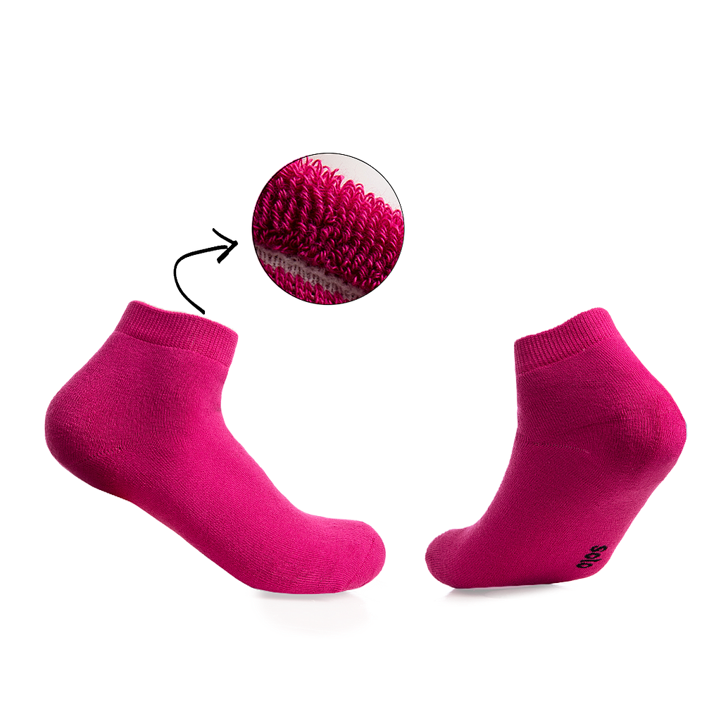 Women Solo Half Socket Socks Full Towel