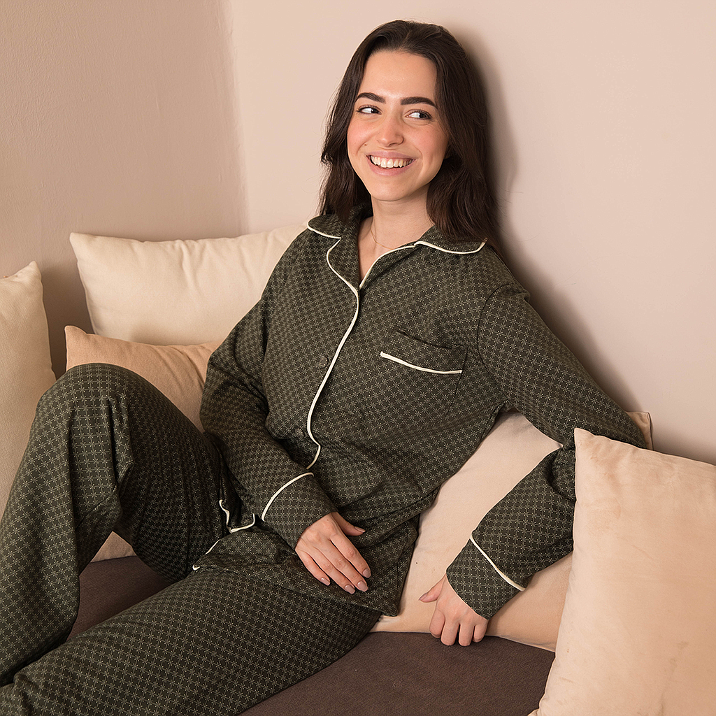 بيجاما حريمي مربعات