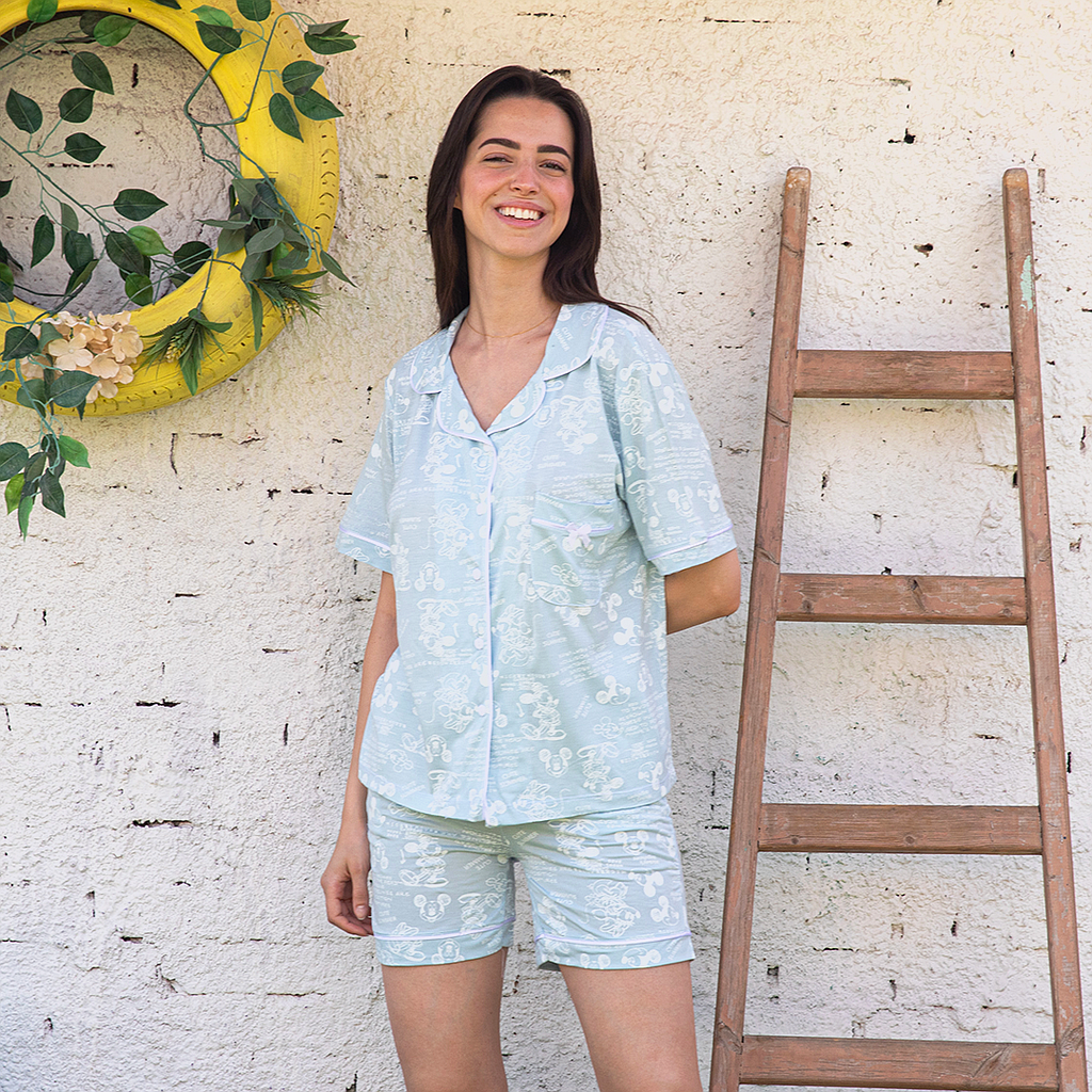 micky بيجاما حريمي شورت