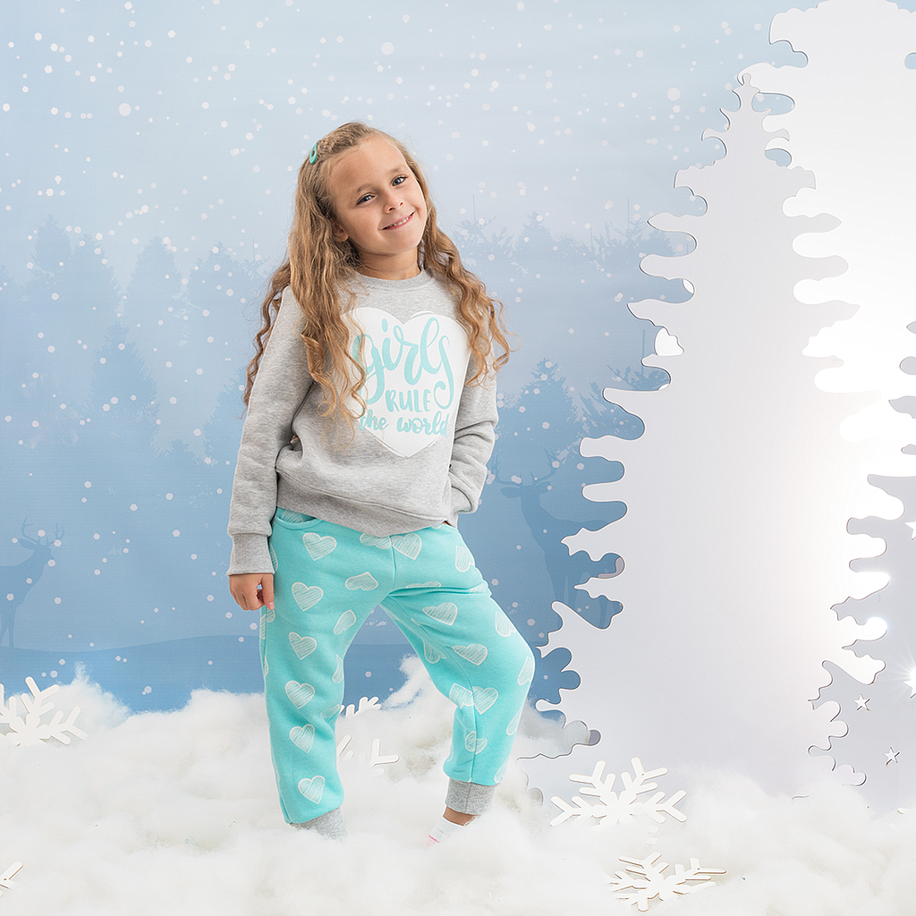 HEART girls' pajamas