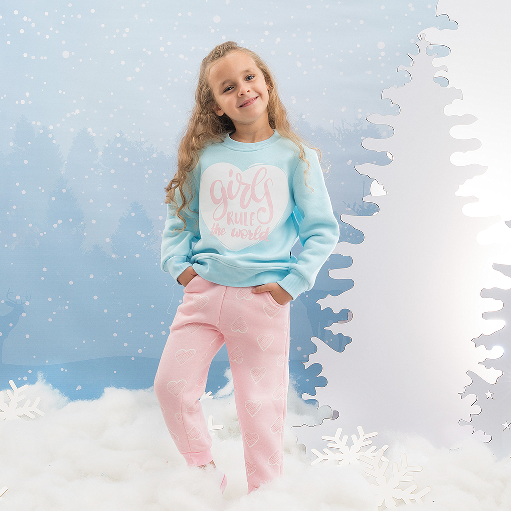 HEART girls' pajamas