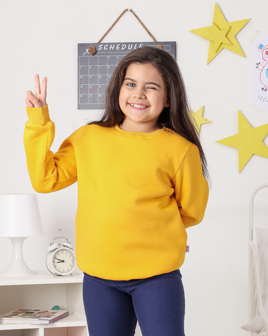 سويت تيشرت راوند اطفالي ساده