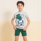 Dog goofy, my boys' pajamas, half sleeves, shorts