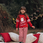 Santa is my holiday alarm بيجامة أطفالي كريسماس