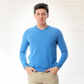 Plain V-cut sweatshirt