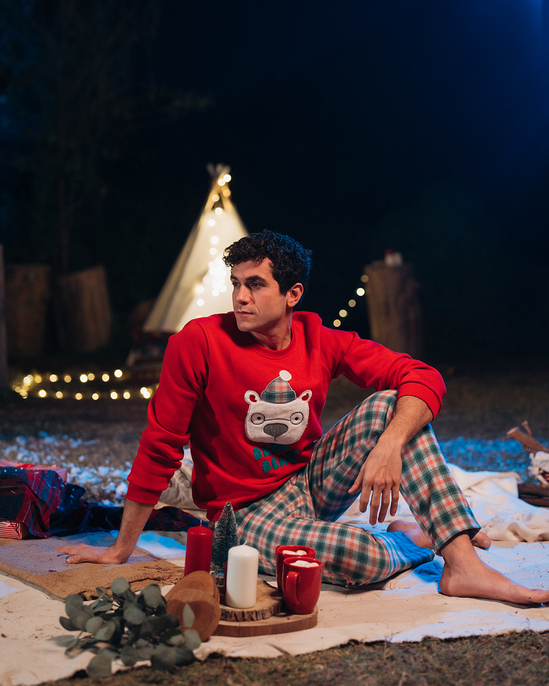 Daddy Bear Men's Christmas Pajamas