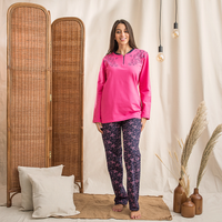 Women's pajamas, two branches, roses