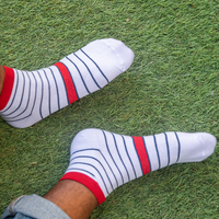 Men's half-socket Lycra socks