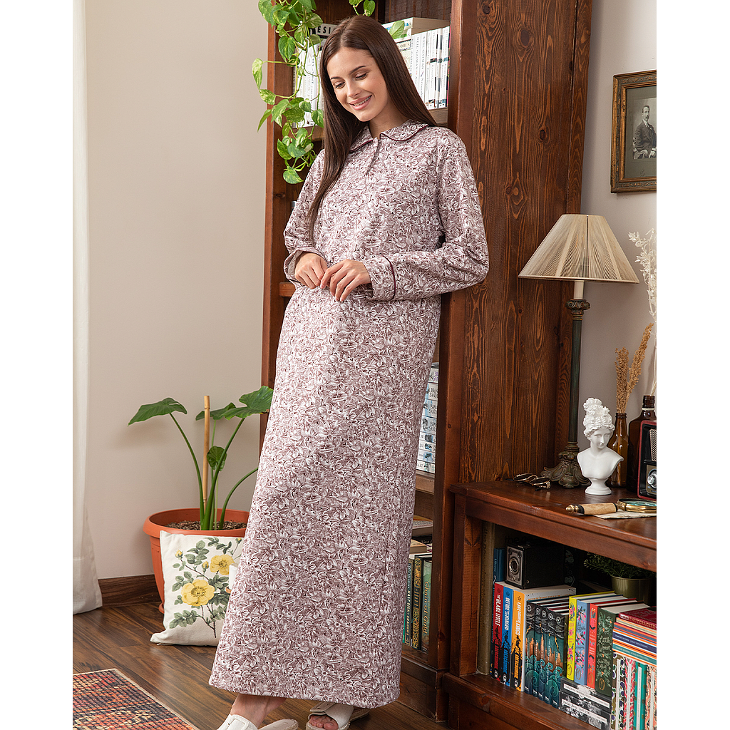 قميص نوم حريمي ميلتون بولو روتارى الورده