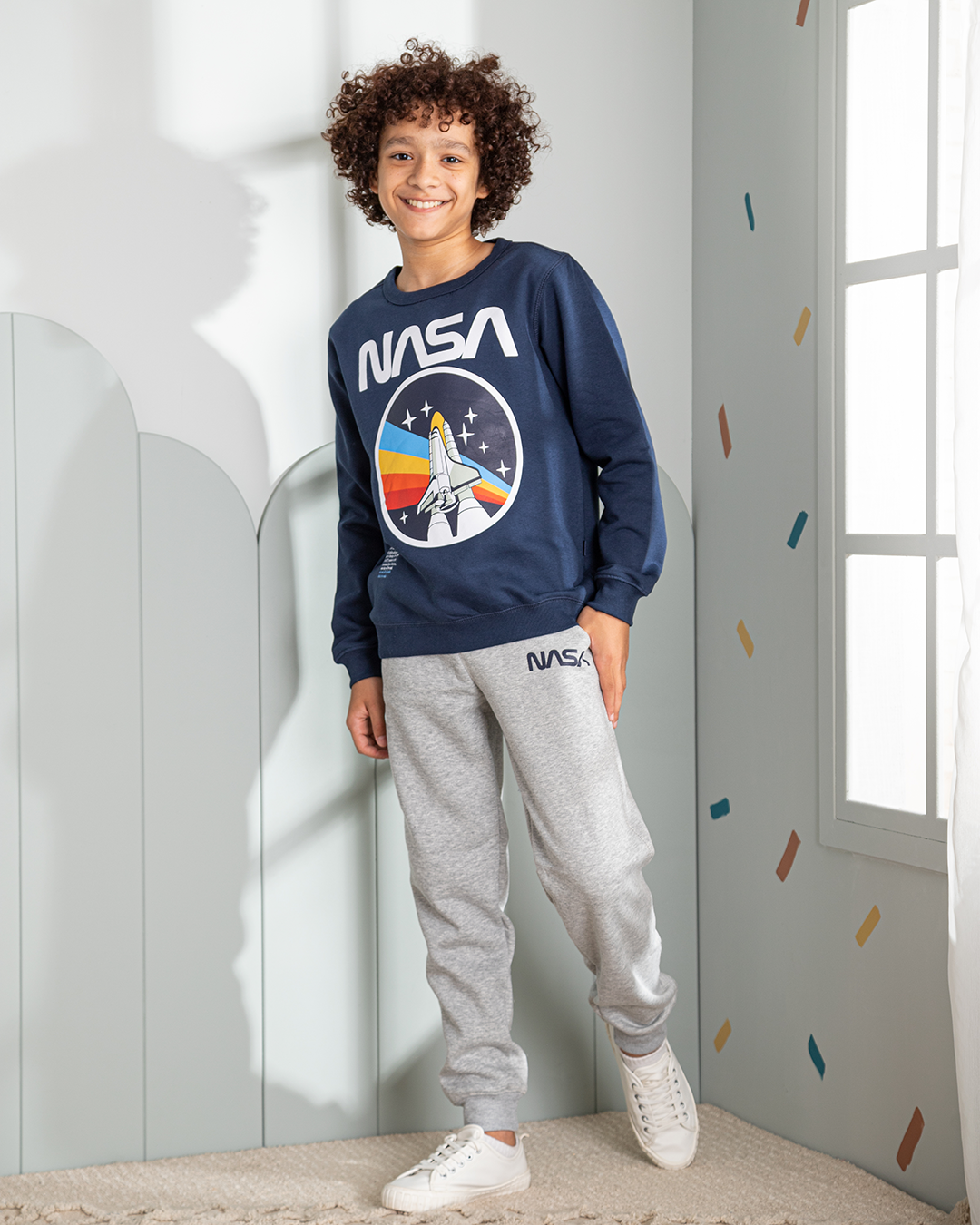 NASA بيجامه اولادي راوند