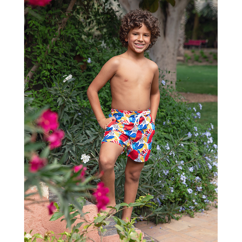 Printed baby swimsuit
