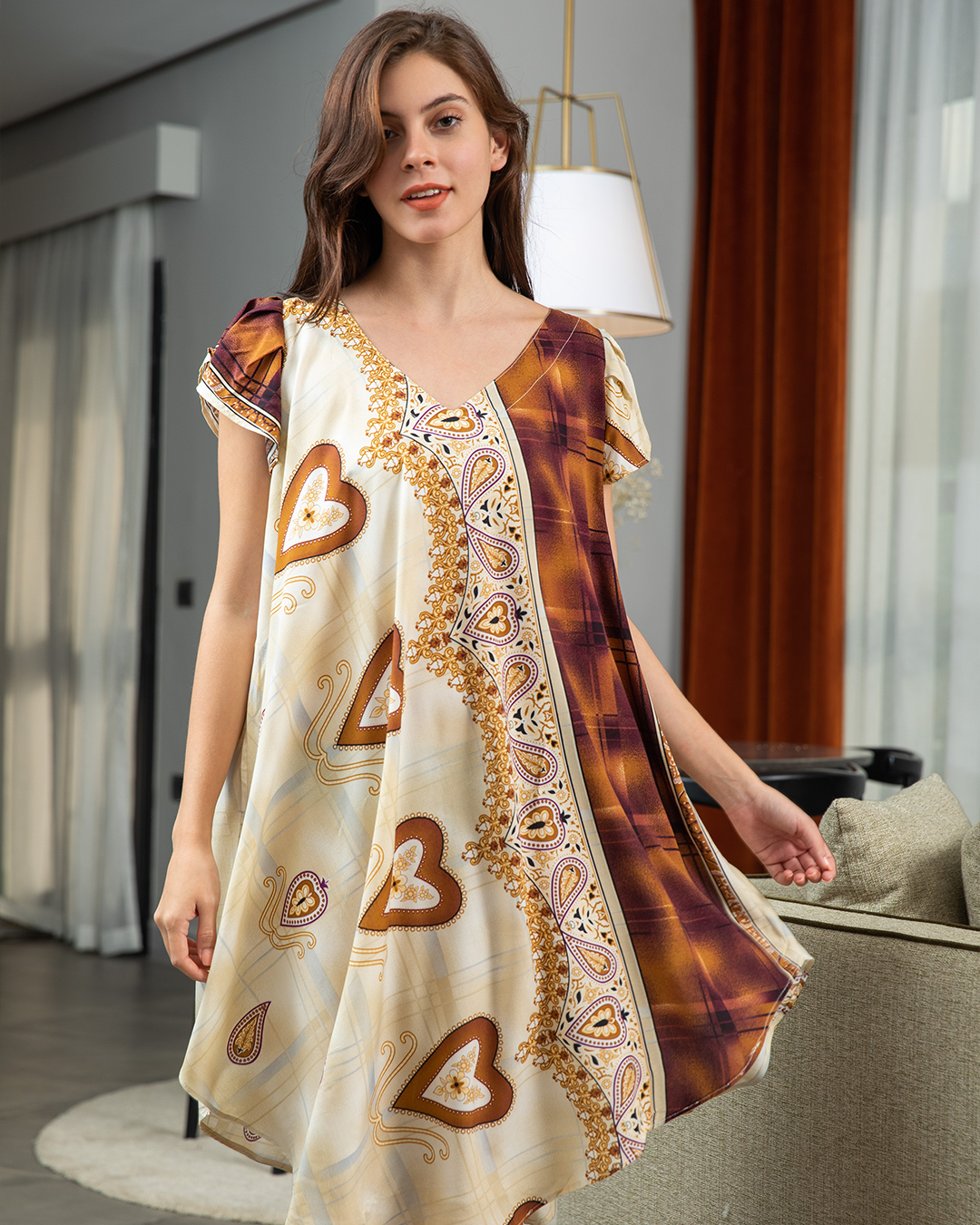 short viscose shirt 79