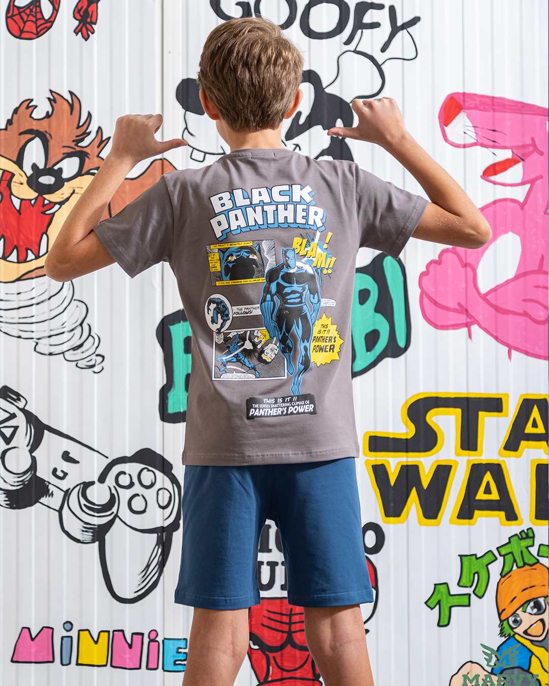 BlackPanther MARVY boys' pajamas