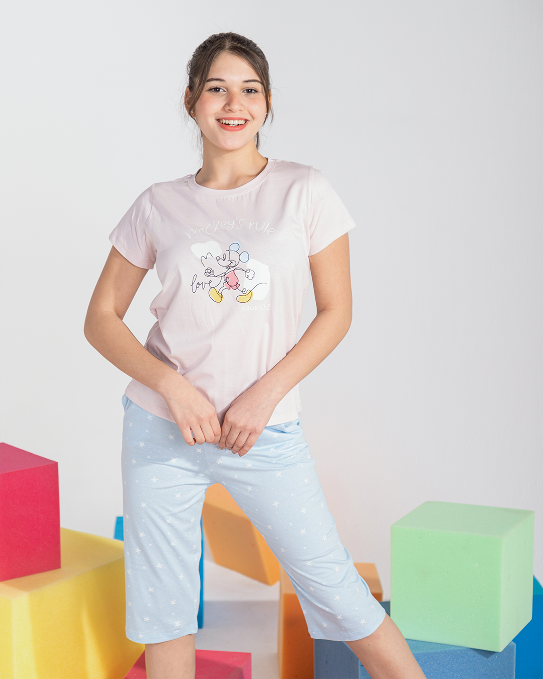 Mickey's Rule Junior Girls Pajamas