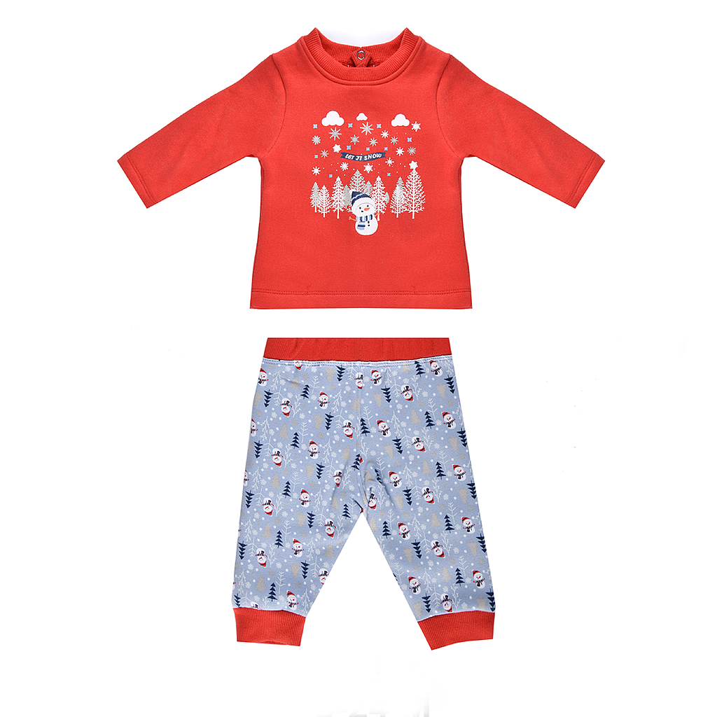 Girls snowman pajamas