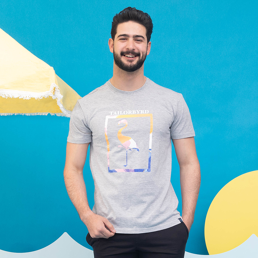 تيشرت فلامنجو مربع