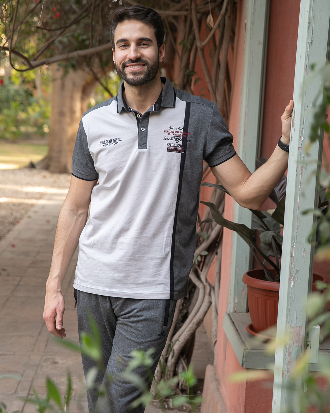 CORPORATE SECOR بيجامه رجالي زراير