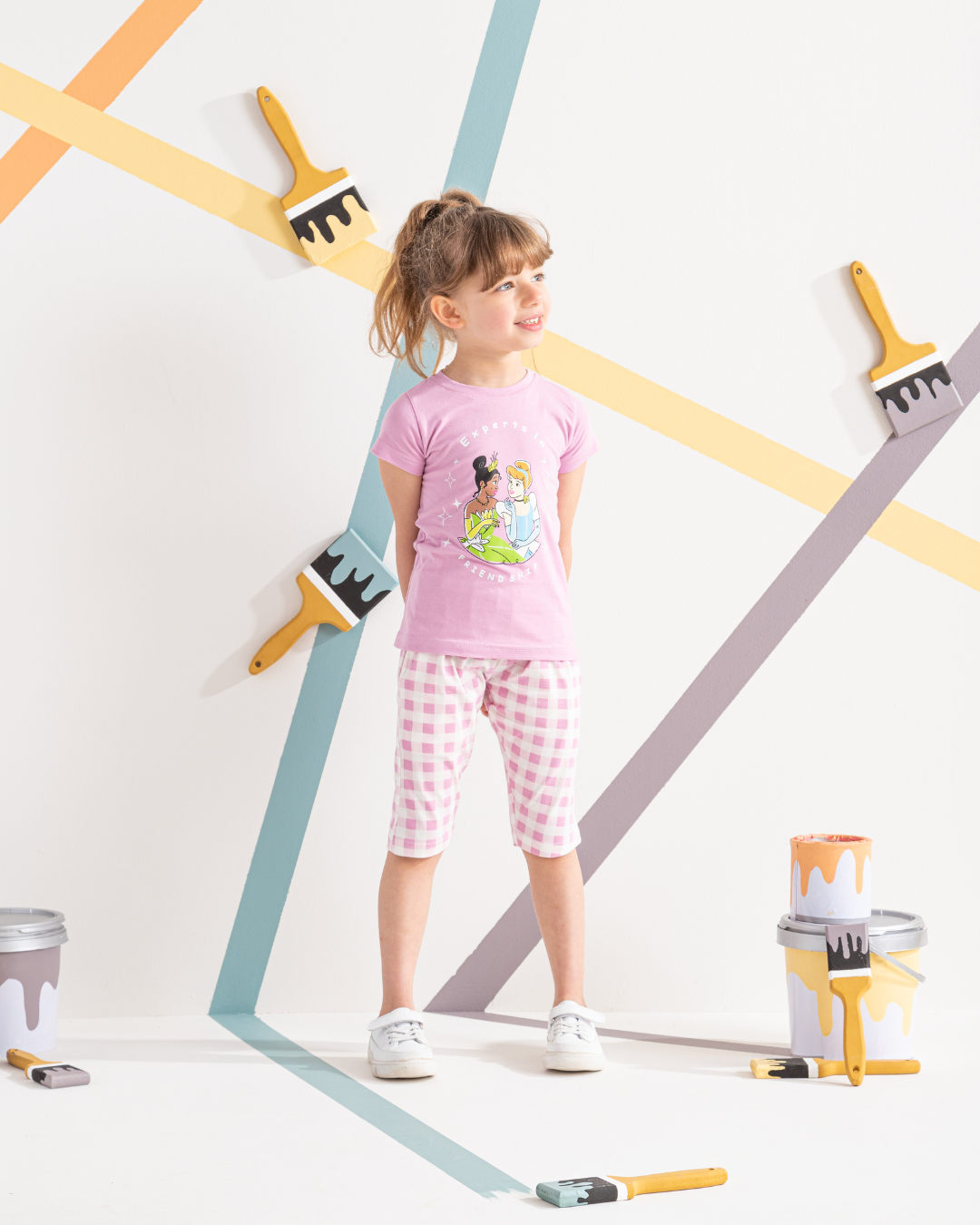 Cinderella بيجامة بناتي Disney