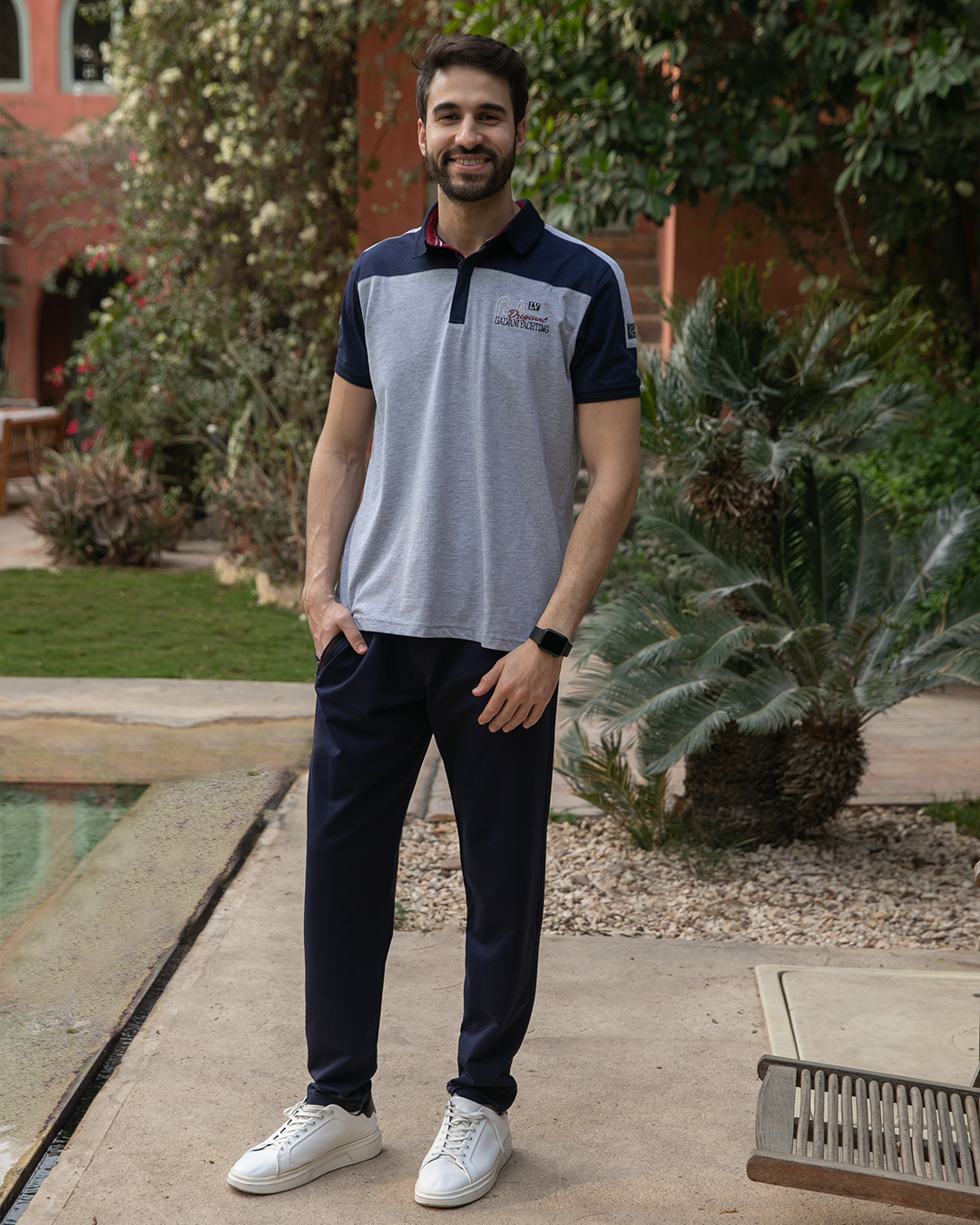 LV بيجامه رجالي زراير