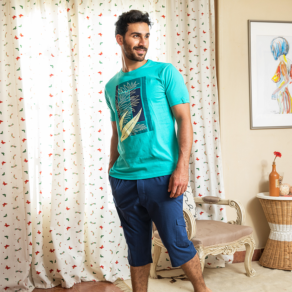Aqua men's pajamas