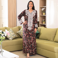 قميص فسكوزمشجر2 كم مطرز ورد