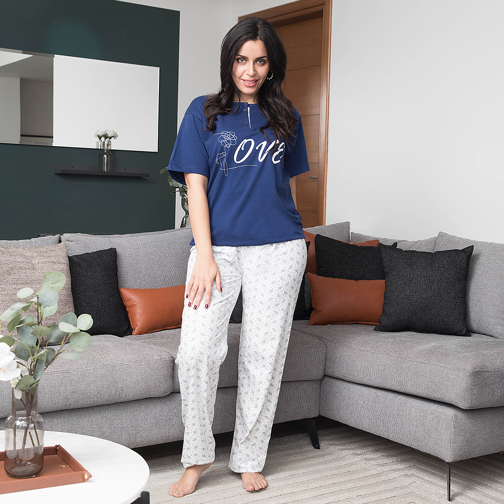 love بيجاما نص كم