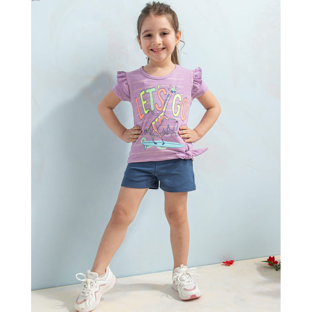 let's go girraf بيجاما بناتي