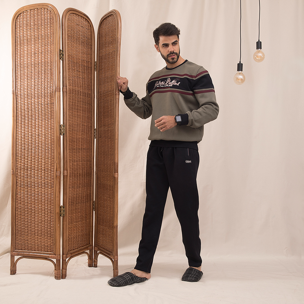 mexcico panama بيجاما رجالي راوند مطرزه