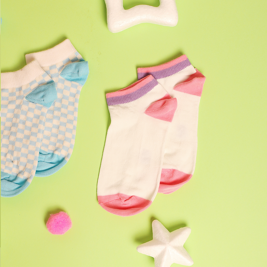 Baby Socks Half Socket Lycra Pack 3