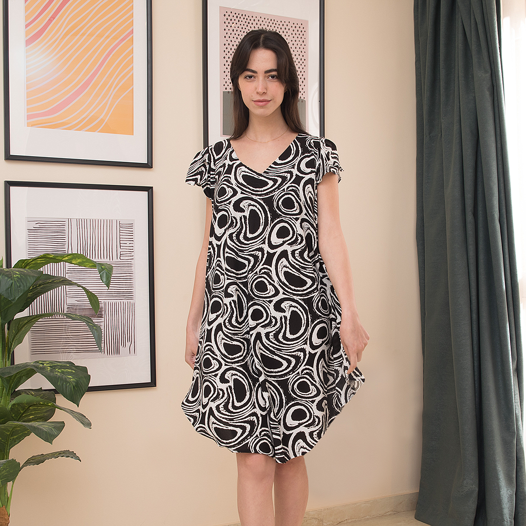 قميص 20 فسكوز قصير