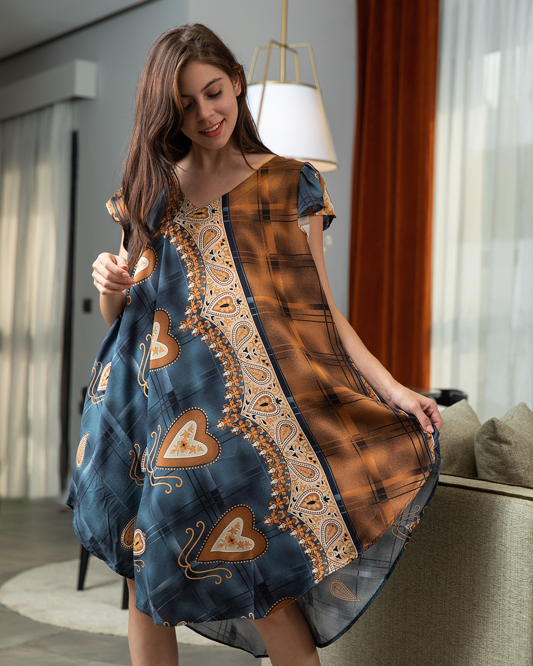 short viscose shirt 79