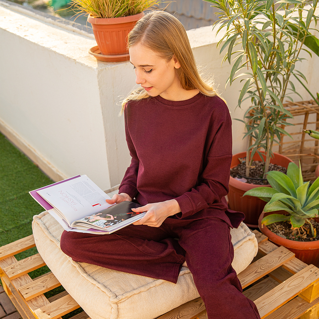 بيجاما حريمي روند بكم ساده