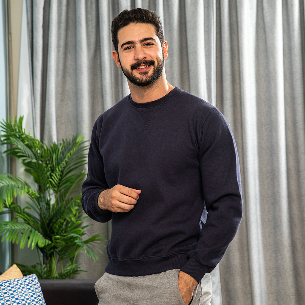 Round neck sweatshirt