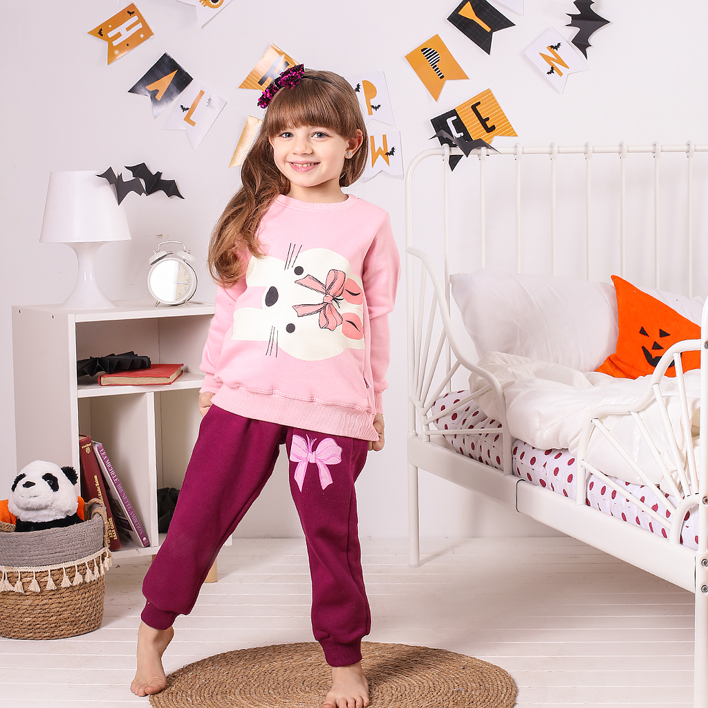 بيجاما بناتي فيونكه ودب