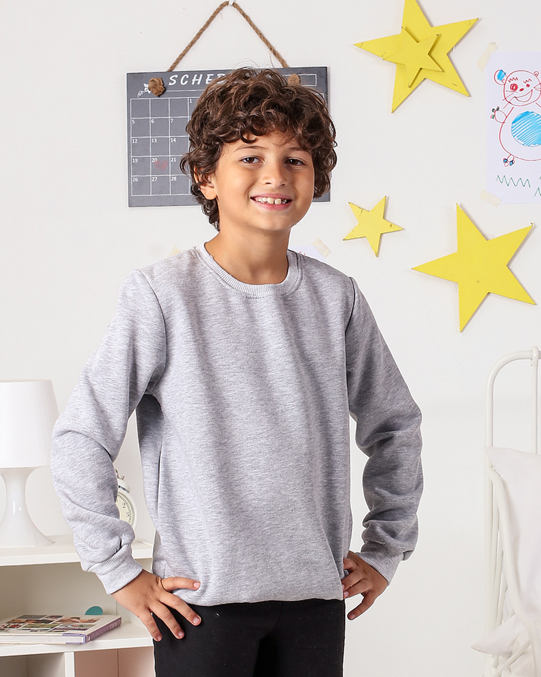 سويت تيشرت راوند اطفالي ساده