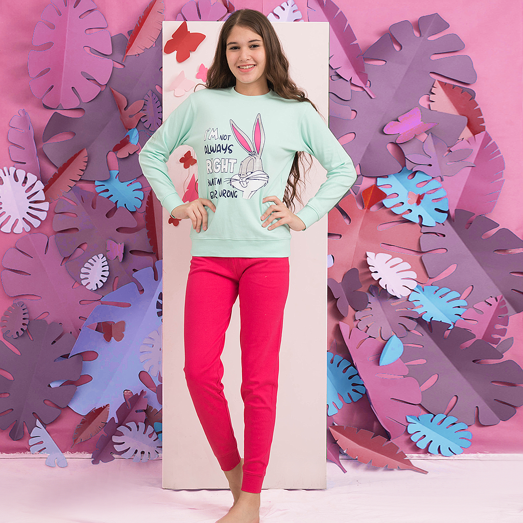 I'm not always my girls' bunny pajamas