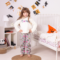 FLOWER Girls' pajamas are plush