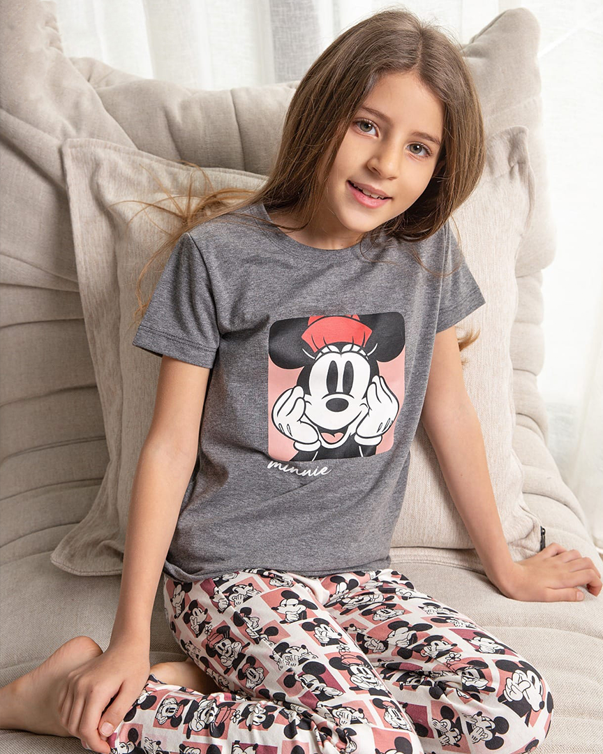 minnie بيجامه بناتي ميمي