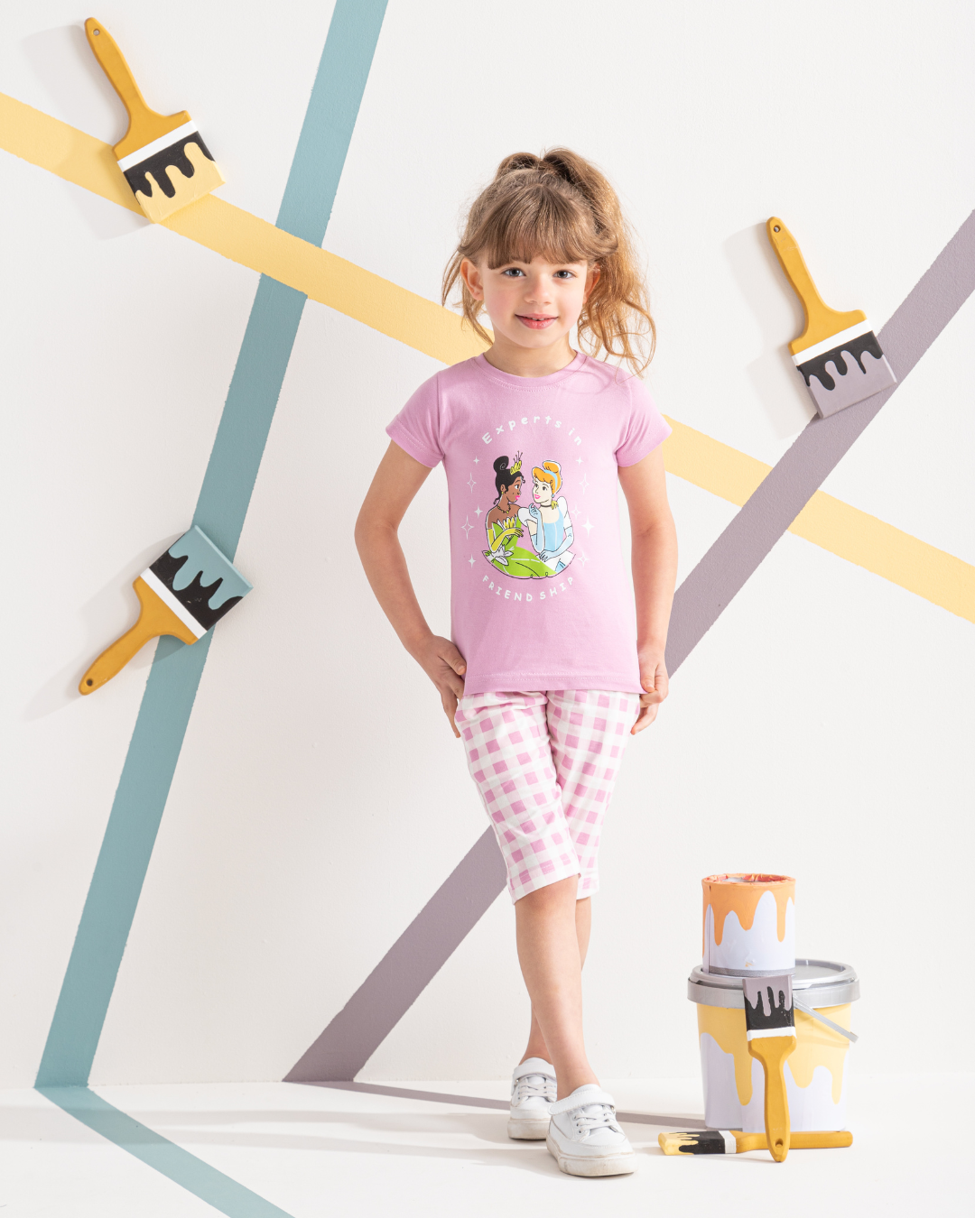 Cinderella بيجامة بناتي Disney