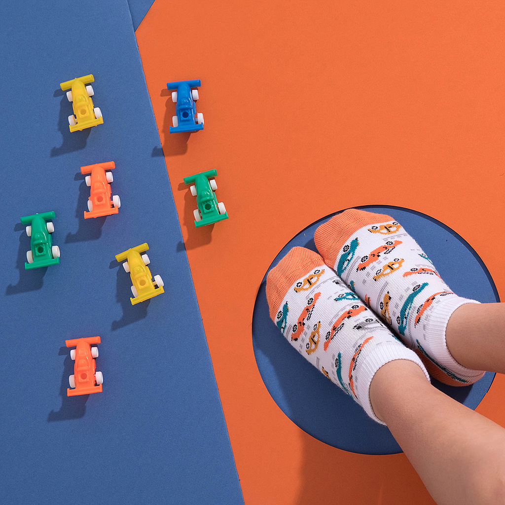 Baby Socks Half Socket Lycra Pack 3