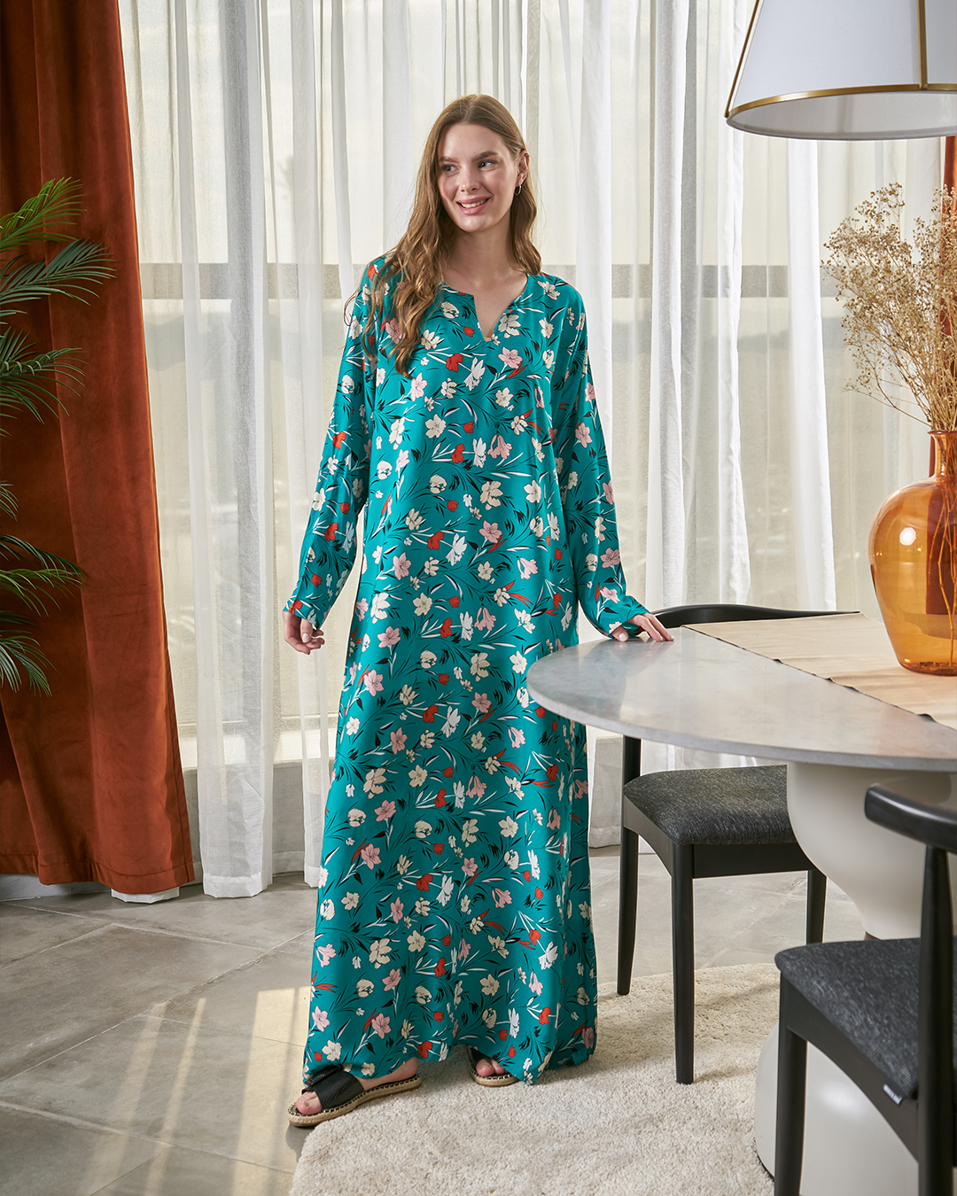 قميص فسكوز كم مشجر 51