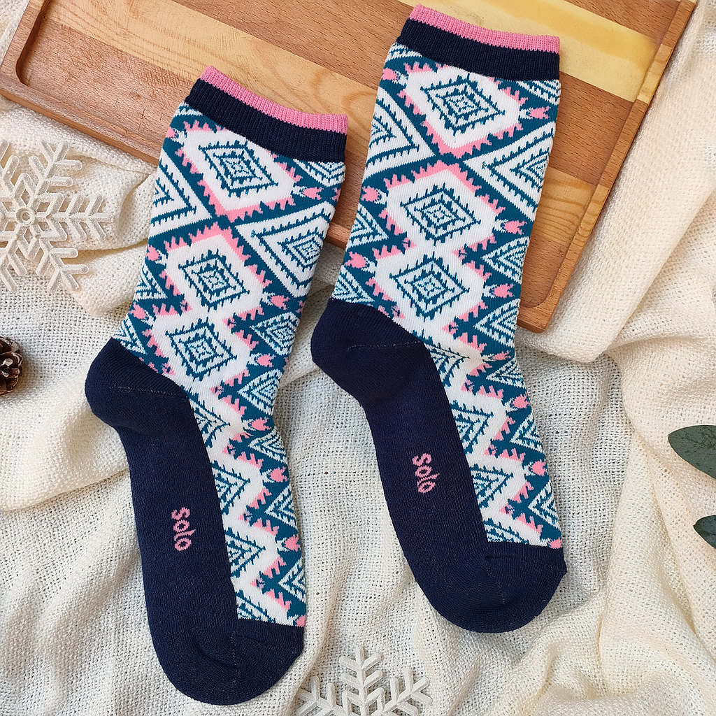 شراب حريمي طويل منقوش