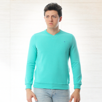 Plain V-cut sweatshirt
