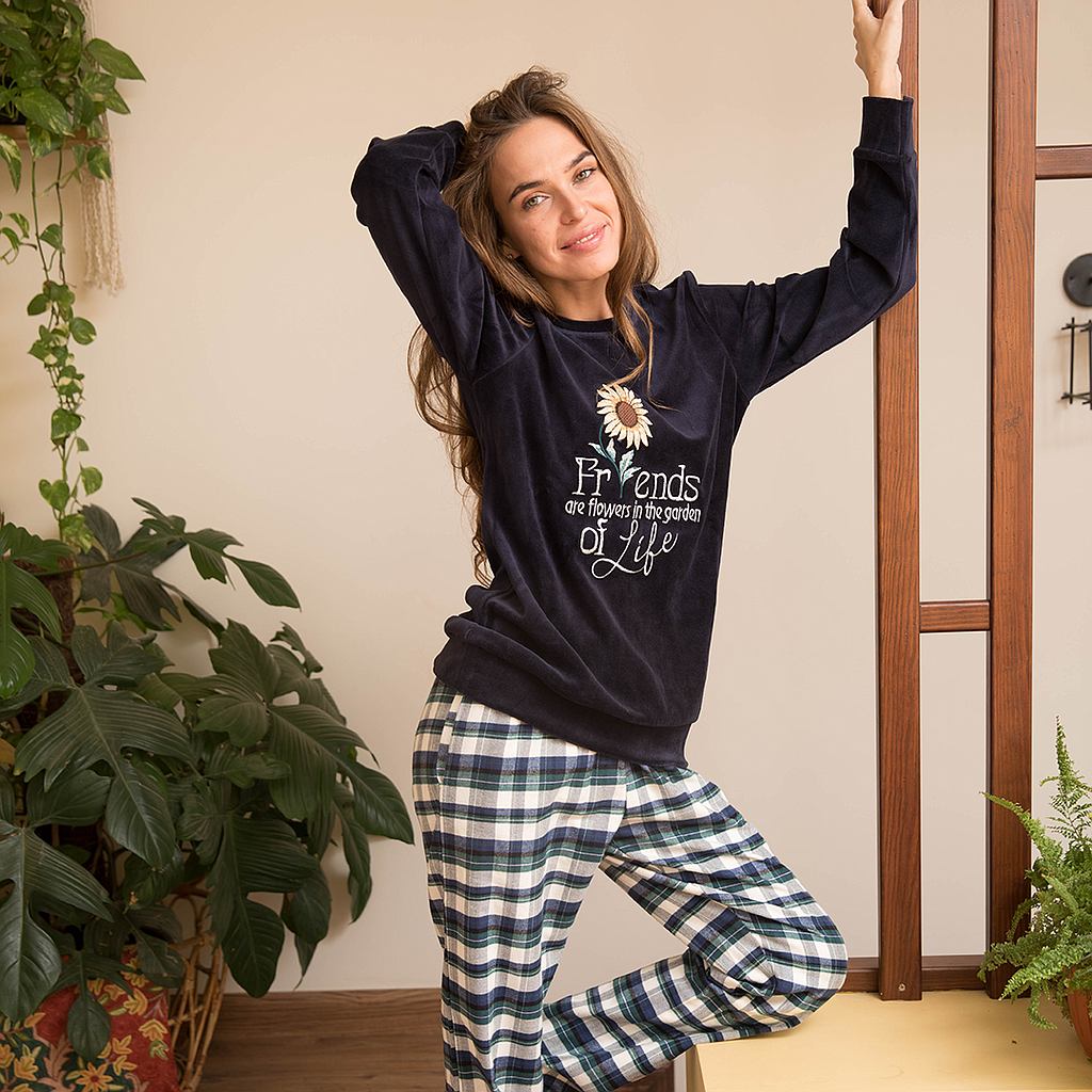 FRIEENDS Women's pajamas round